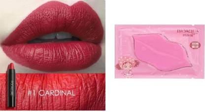 Digital Shoppy Focallure Waterproof matte Lip Gloss Lip stick Color( No1 )with Lip Mask