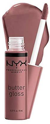 NYX PROFESSIONAL MAKEUP Butter Gloss Non Sticky Lip Gloss Cinnamon Roll (Dusty)