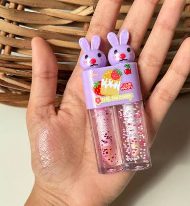 Bajajbeautyshop Kawaii 2 in 1 lipglosses random colour