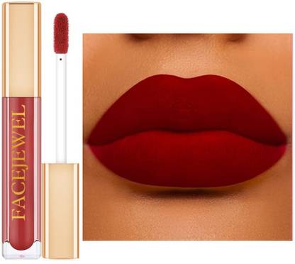 Facejewel Waterprood & Long Lasting Matte Lipgloss Red