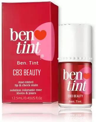 CB3 BEAUTY Beauty Korean Style Liquid Lip and Cheek Tint - Rose Fragrance Blusher for Women