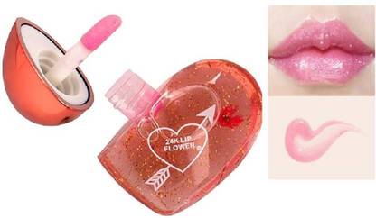 SHAGGY HEART SHAPE LIP BALM Oil Glossy Jelly Water Proof Lip Gloss FRUITY
