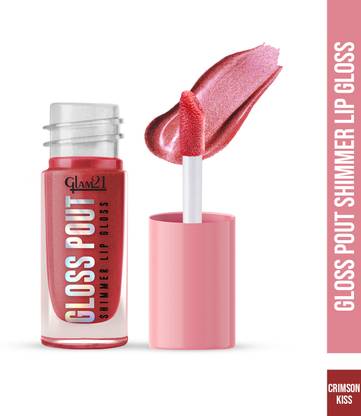 Glam21 Gloss Pout Shimmer Lip Gloss Non-sticky High Glossy Shine Soft & Hydrating Lips