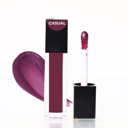 M and U Casual mauve high shine lip gloss | Enriched with almond and vitamin E oil