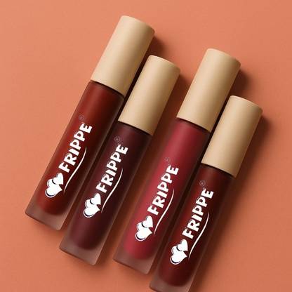 FRIPPE Sultry Rouge matte ink bold lip color liquid lipstick combo pack of 4 peice