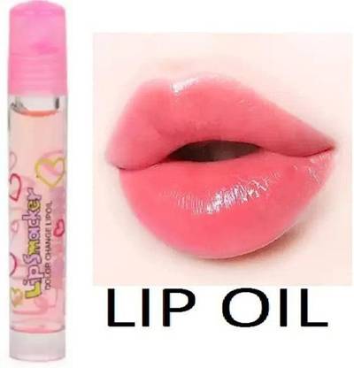 Hidden Beauty FB362Lip Smacker Color change Lip oil Natural Pink waterproof 1 pcs