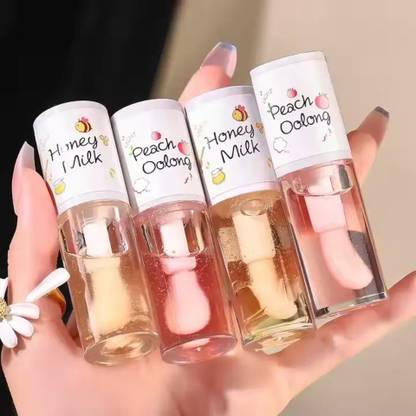 HSQ Daily Hydration Lip Oil – Peach Oolong Infusion (pack of 4)