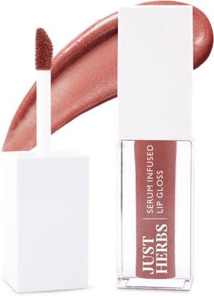 Just Herbs Liquid Lip Gloss Serum Infused With Mango Butter and Jojoba Oil