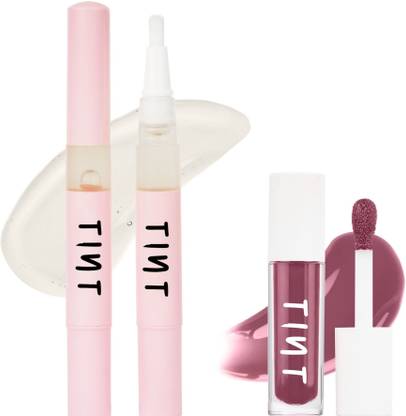 Tint Cosmetics Lip Plumper Plumping Effect & Taupe Lipgloss, Light Weight, Long Lasting