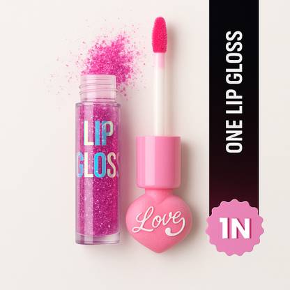 Rehanza Pink Lip Gloss – Long-Lasting Moisturizing Glossy Finish, Non-Sticky, Waterproof