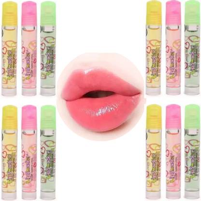 Hidden Beauty Set of 12 Lip Smacker Color Change Lip Gloss Shinning and Moisture