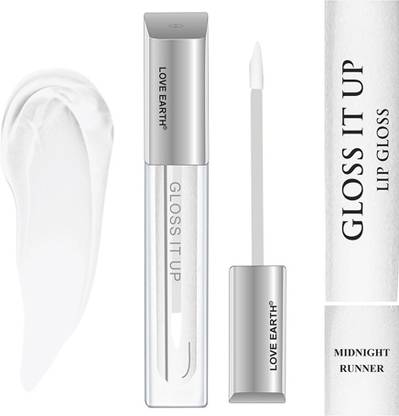LOVE EARTH Liquid Lip Gloss -Midnight Runner For Soft & Dewy Lips