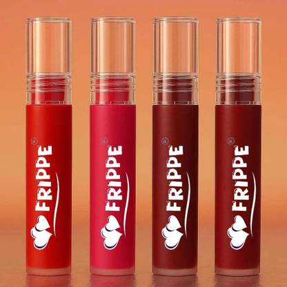 FRIPPE Molten Kiss matte ink bold lip color liquid lipstick combo pack of 4 peice