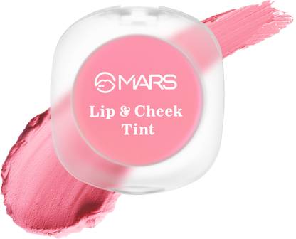 MARS Lip & Cheek Tint for Bold Pop Color | Demi Matte Finish | Dual Function