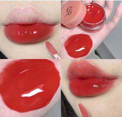 HANASUI Gege Bear Mirror High-shine Non-Stick Ultra Glossy Sheen Lip Glaze