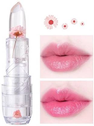 Wonholli Waterproof Jelly Flower Transparent Color Changing Lipstick