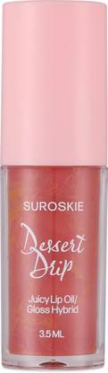 Suroskie Dessert Drip Lip Oil/ Lip Gloss Souffle Sheen, 3.5ml