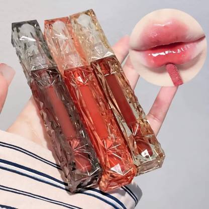 HSQ Strawberry Glaze Moisturizing Lip Gloss – Shiny Finish (pack of 3)