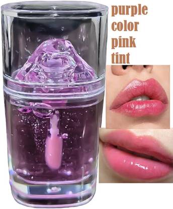 Luipui purple color pink change latest lip gloss lipstick tint pack of 1 6 ml