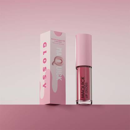maquick Long Lasting Lip Gloss|Smooth and Soft|Enriched with Vitamin-E,Hydrating SPF-15