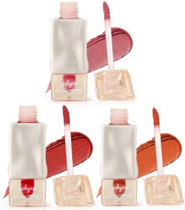Ashyra Matte Waterproof Lip Gloss – Long-Lasting Liquid Lipstick (Pack of 3)