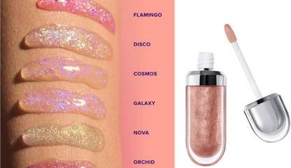 sheny soft glitter Pink lip gloss Lip Gloss with Hot Pink Glitter Glossy Lip