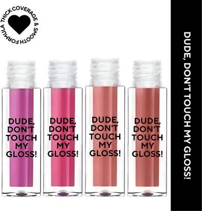 Blur India Dude, Don't Touch My Gloss MINI|Pigmented AF, Non Sticky Gloss |4 shades @ 599