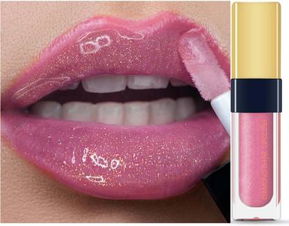 tanvi27 Glitter Lip Gloss - Hydrating Liquid Baby Pink Lipstick