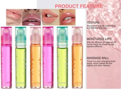 Aylily LIPS Color Changing Waterproof Fruity LIP Gloss OIL