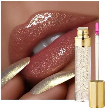 MYEONG Gold glitter lip gloss