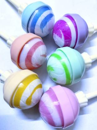 LOVE HUDA Lip Gloss Tint for Dry and Chapped Lips in Cute Candy-shape Metallic-Finish