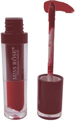 MISS ROSE Matte Lip Gloss Long Lasting Intense Color High Shine Vegan No Paraben Hydrating