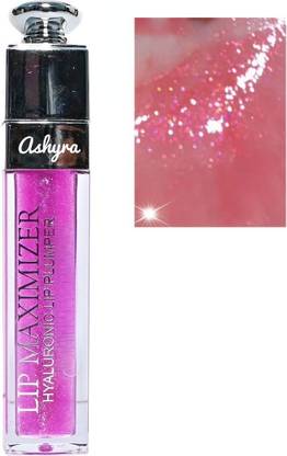 Ashyra Hyaluronic Lip Plumper – Volumizing Gloss with Shimmer Glow (Pack of 1)