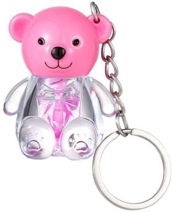 VBA Teddy Bear Shape Keychain Lipgloss Waterproof Longlasting PACK OF 1