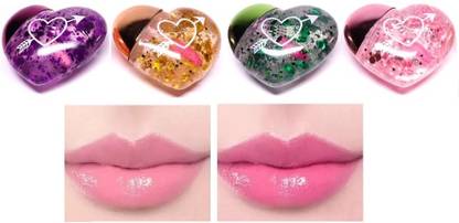 DARVING Shine & hydrating Heart Shape Pink Lip Gloss Tint