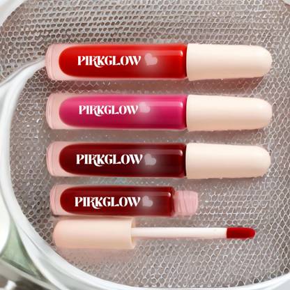 PIRKGLOW Red Bullet Lip-Gloss Lipstick With Long-Lasting & WaterProof