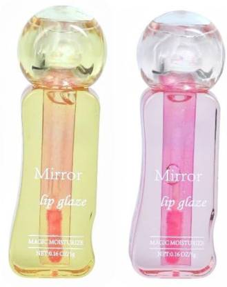 A PERFECT EDGE Korean Lip Glaze with Mirror Effect Ultra Glossy Lip Gloss(Pack Of 2)