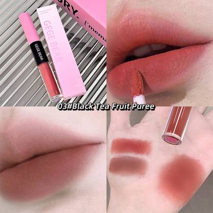 KA CAYLA Gege Bear multi_effect dazzling Double Head lip Glaze