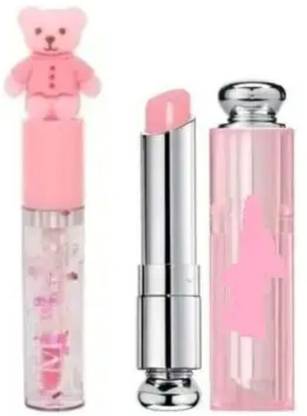 FITBYTE Teddy + Pink Lip Balm Set - Hydrating and Nourishing Lip Care