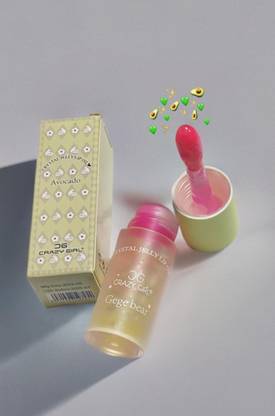 Crazy girl Crystal Jelly Lip Oil - Avacado Flavored Hydrating Lip Gloss | For Soft Lips