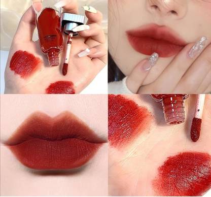 MYEONG Lip glaze matte velvet makeup and does not touch cup small ice cube lip glaze