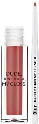 Blur India Chocolate Lip Kit | Set of 2 - Chocolate Brown Gloss and Brown Lip Liner/Kajal