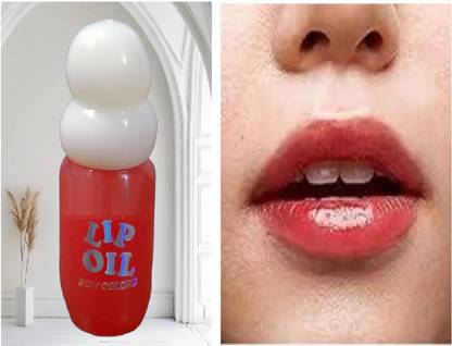 Luipui waterproof glossy finish long lasting pink color lips gloss pack of 1