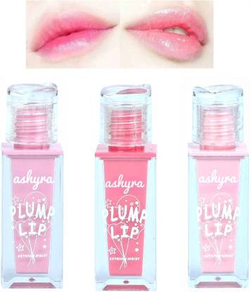 Ashyra Extreme Moist Lip Gloss – Hydrating & Plumping Formula (Pack of 3)