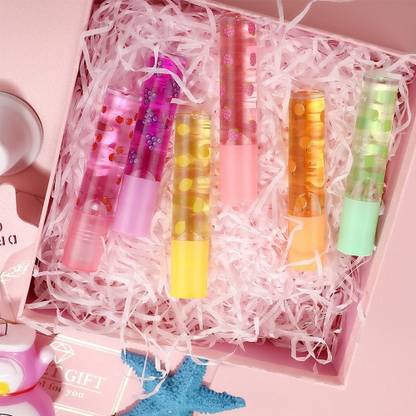 JANOST Winter Moisturizing 6 Colors Roll-on Lip Gloss Fruit