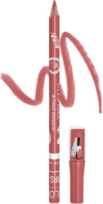 COLORS QUEEN 2 in 1 Eyeliner & Lip Liner Pencil with Sharpener Long Lasting Matte Lip Pencil