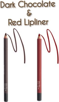 SKYBOAT BEST DARK CHOCOLATE AND RED COLOR LONG LASTING LIP LINER