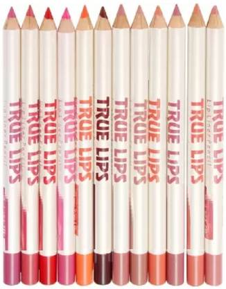 Amaryllis High Quality Professional Makeup Lip liner Pencil Set of 12