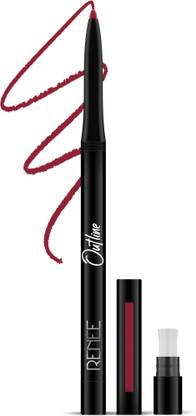 Renee Outline Lip Liner With Built-in Sharpener 06 Amelia, Smudge Proof, Matte Finish