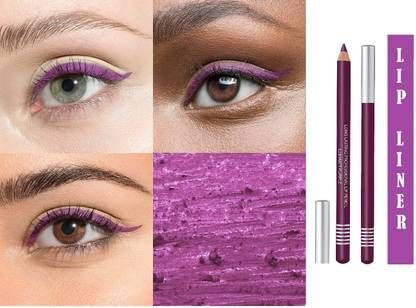 BLUEMERMAID PACK OF 2 SMUDGE PROOF PURPLE LIP LINER